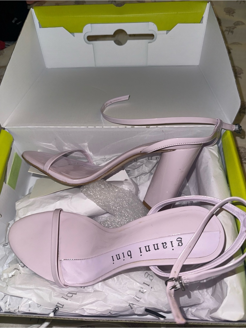 Gianni Bini Lavender Kenzie Block Heels